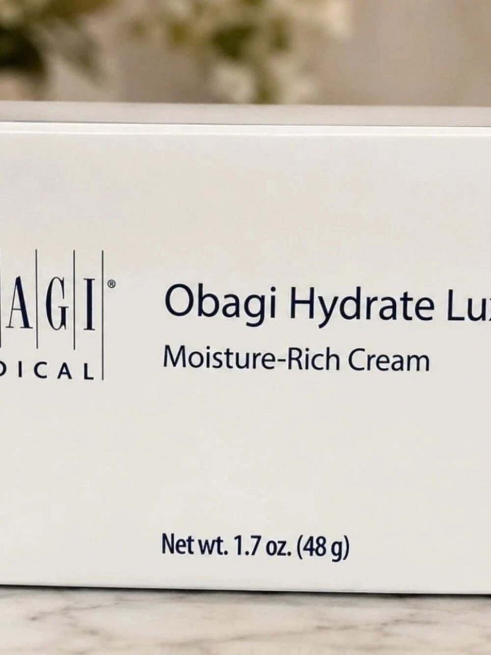 Obagi Hydrate Luxe Moisture-Rich Cream 1.7 oz / 48g Deep Hydrating Face Moisturi